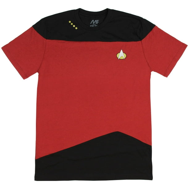 Star Trek TNG ENTERPRISE Logo Licensed Adult Heather T-Shirt All Sizes 